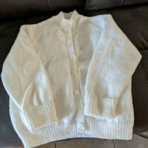 Girls Size 8 Raglan Cardigan Sweater